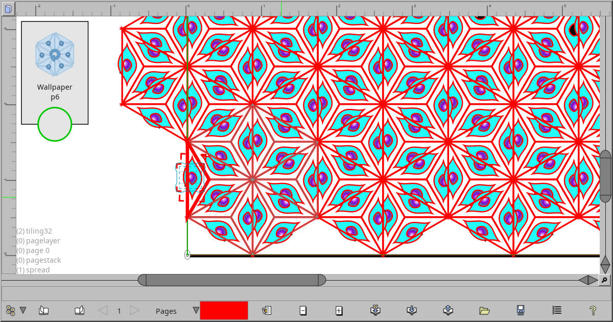 Image of a grid of symmetry patterns to select from.