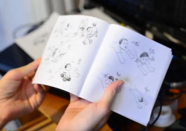 Midway through the booklet layout process.