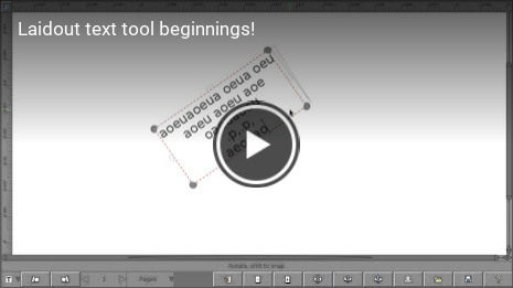 Simple text tool video demo